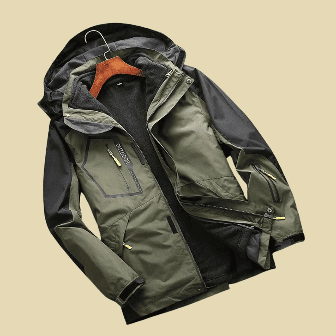 Travgoa All-Weather 3-in-1 Outdoor Jacket - Get a free coupon!