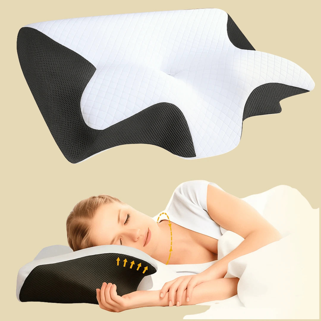Cervical memory foam pillow