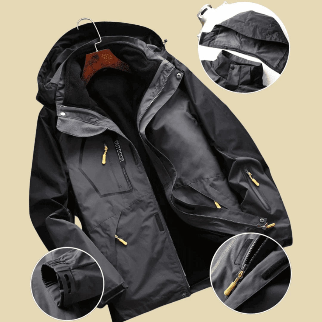 Travgoa All-Weather 3-in-1 Outdoor Jacket - Get a free coupon!