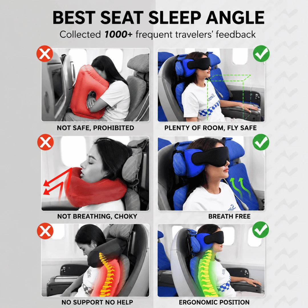 Ditch Bulky Traditional Neck Pillows