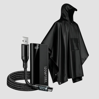 120W fast charging cable for UK travel kit