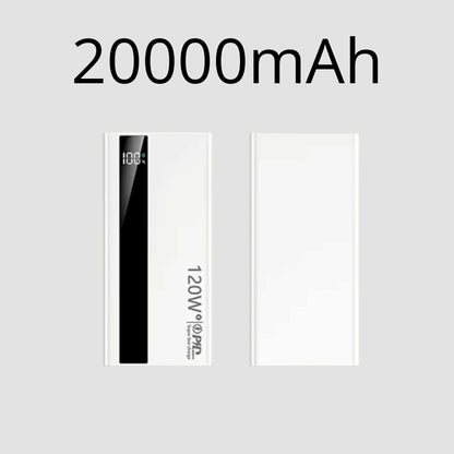 120W high-power external charger for laptops and phones