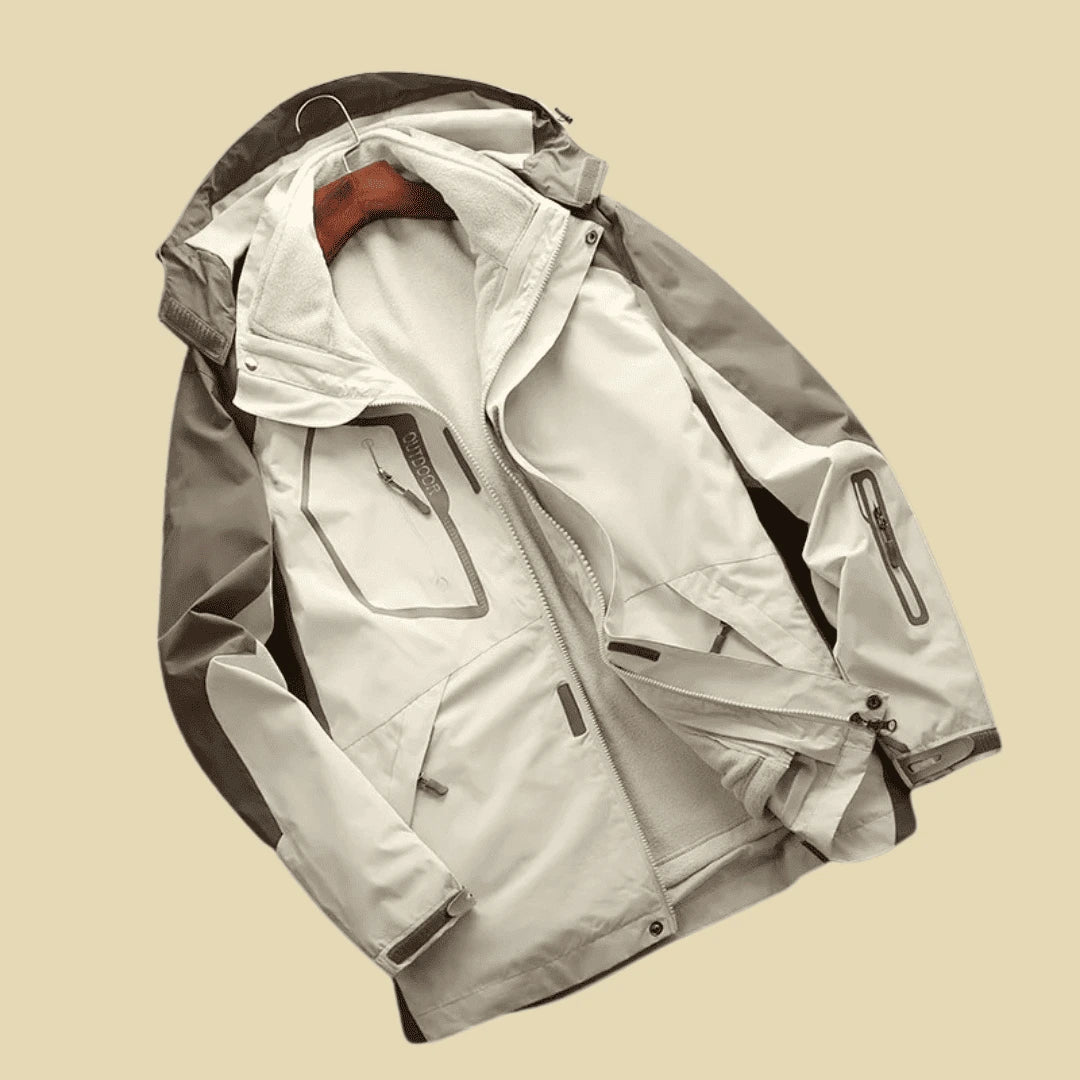 Travgoa All-Weather 3-in-1 Outdoor Jacket - Get a free coupon!