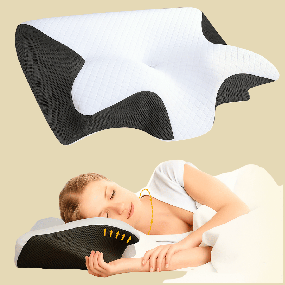 Travgoa Butterfly Cervical Memory Foam Pillow