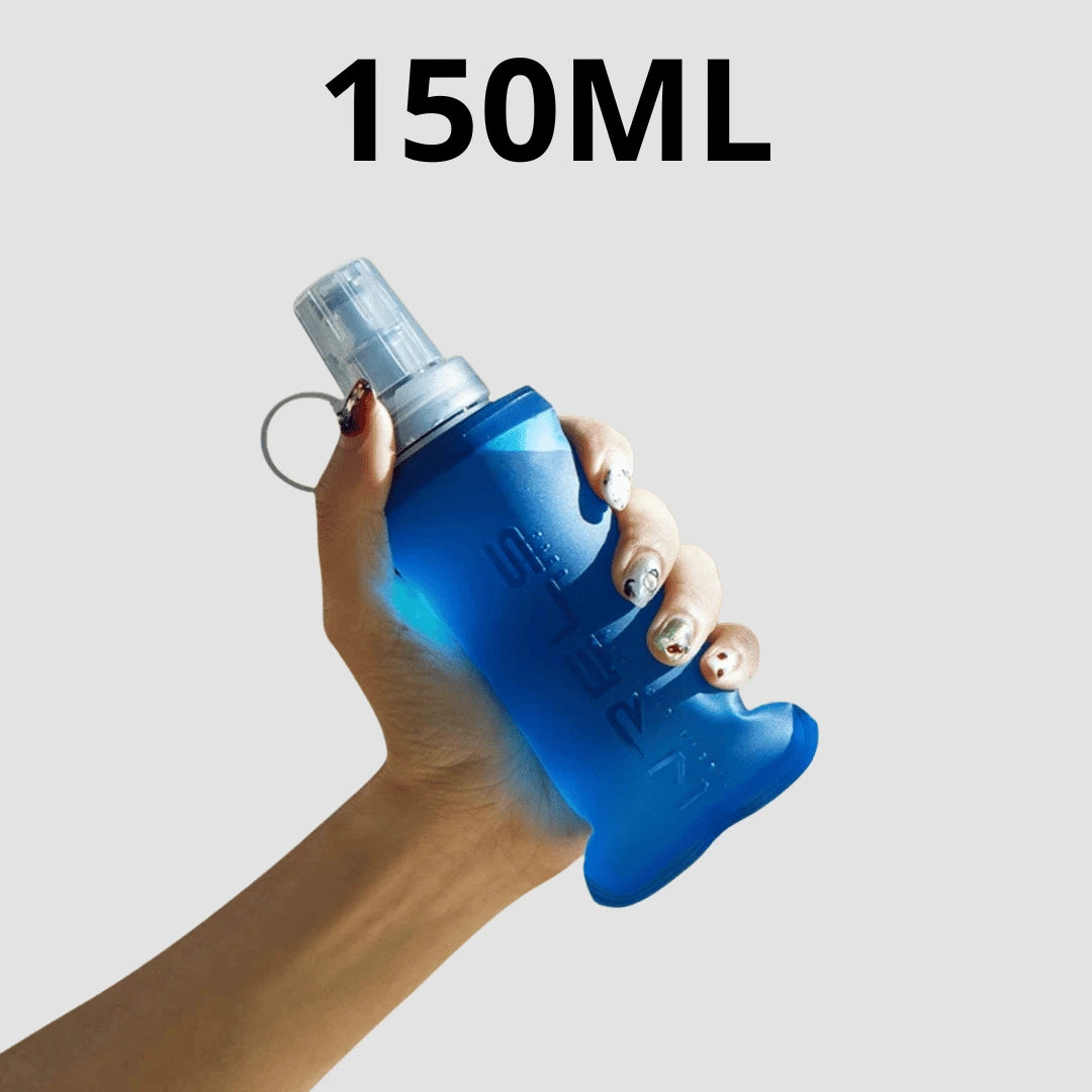 Eco-friendly reusable soft flask for UK travellers