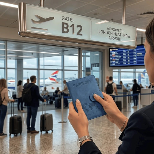 Travgoa RFID Passport Holder – Anti-Theft Travel Wallet