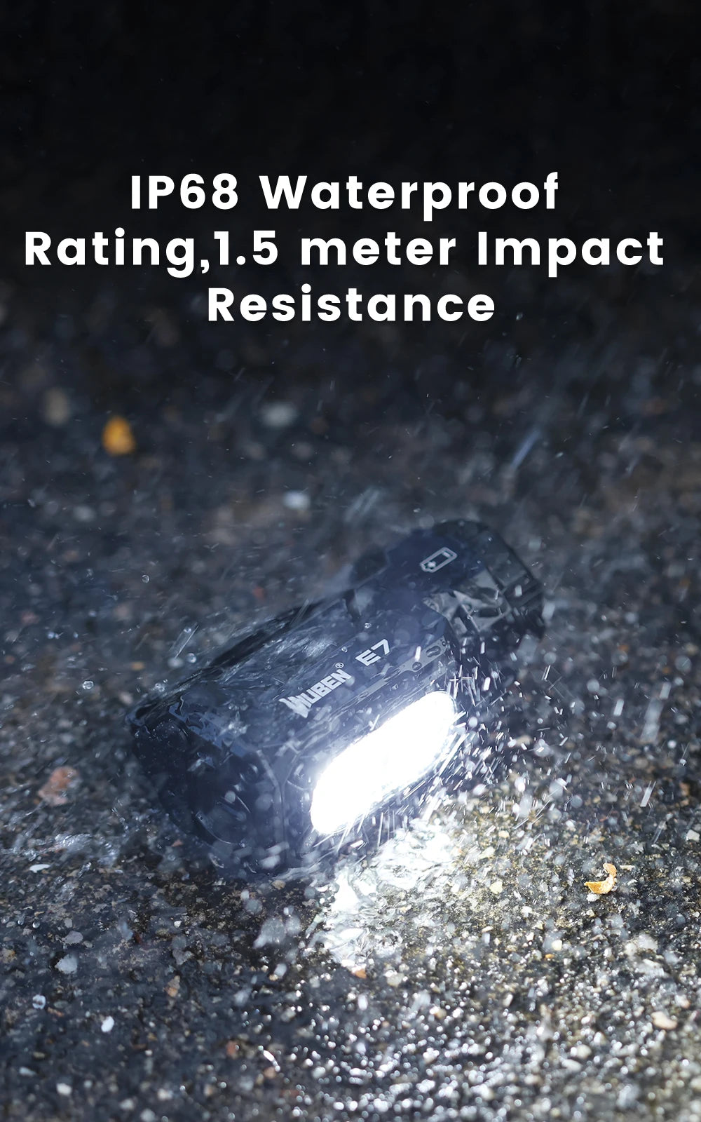 Travgoa WUBEN E7 rechargeable headlamp
