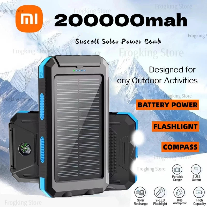 Power Bank Solar Xiaomi 50000mAh