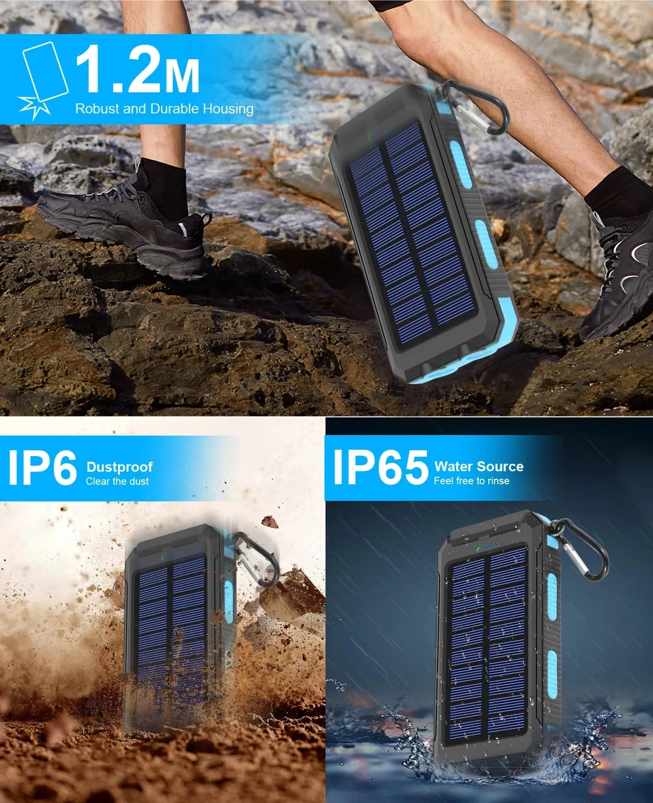 Power Bank Solar Xiaomi 50000mAh