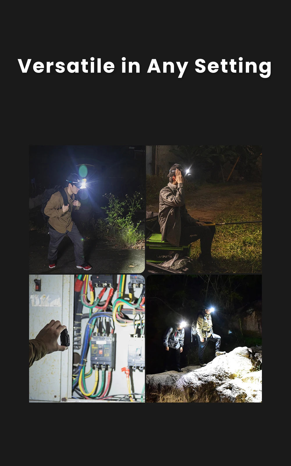 Travgoa WUBEN E7 rechargeable headlamp