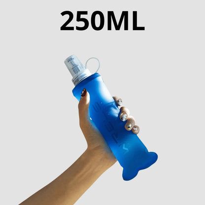 Travgoa soft flask with wide opening for ice cubes