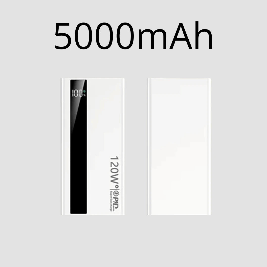 Ultra-fast charging 120W portable battery pack